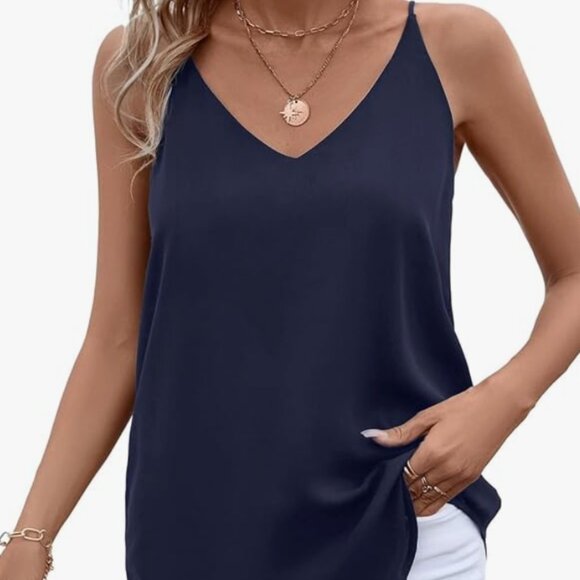 Evera B Navy Blue Camisole Top - Picture 5 of 5